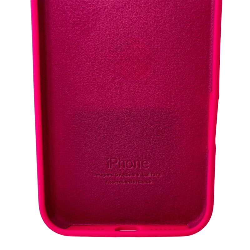 Чохол для смартфона Silicone Full Case AA Open Cam for Apple iPhone 16 Pro Max 23,Shiny Pink
