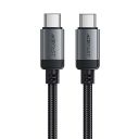 Кабель ACEFAST C20-03 USB-C to USB-C aluminum alloy charging data cable Black