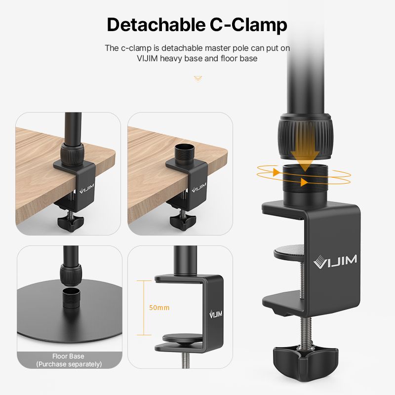 Штатив-тримач Ulanzi Vijim Camera Desk Mount (UV-2731 LS10)