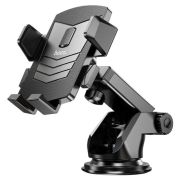 Автотримач для телефона HOCO CA83 David one-button center console car holder Black