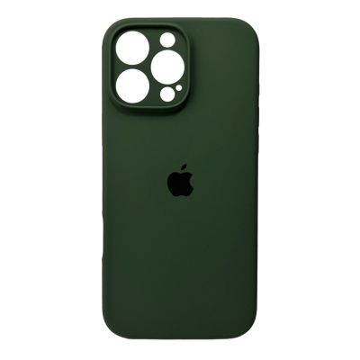 Чохол для смартфона Silicone Full Case AA Camera Protect for Apple iPhone 16 Pro 40,Atrovirens