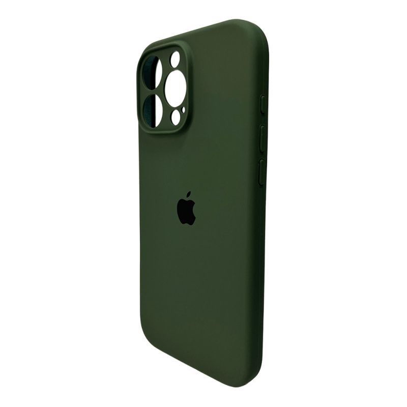Чохол для смартфона Silicone Full Case AA Camera Protect for Apple iPhone 16 Pro 40,Atrovirens