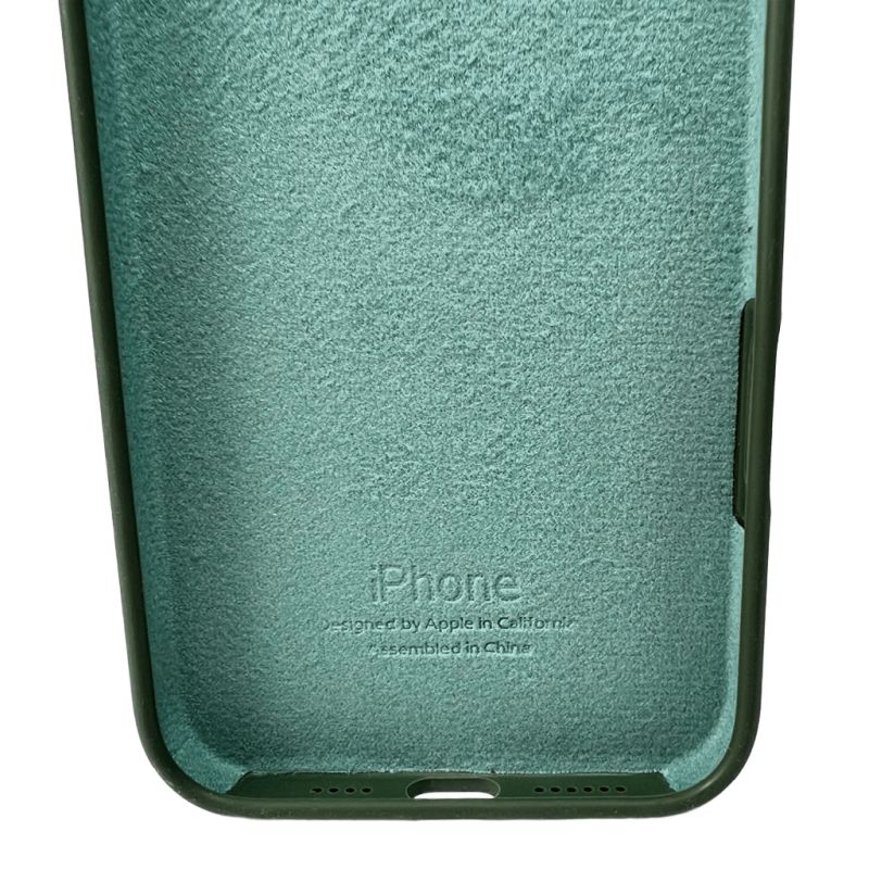 Чохол для смартфона Silicone Full Case AA Camera Protect for Apple iPhone 16 Pro 40,Atrovirens