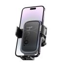 Автотримач для телефона HOCO H78 Vista push-type car holder (air outlet) Black Metal Gray