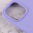 Чохол для смартфона Silicone Full Case AA Open Cam for Apple iPhone 15 Pro 26,Elegant Purple
