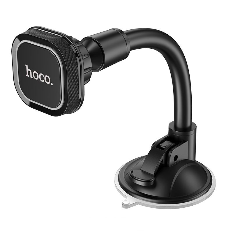 Автотримач для телефона HOCO CA55 Astute series windshield car holder Black/Gray