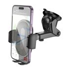 Автотримач для телефона BOROFONE BH134 Rio push-type car holder (center console) Black