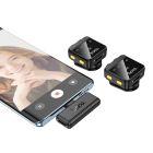 Бездротова мікрофонна система HOCO L17 Dual-mic magnetic lavalier wireless digital microphone (iP/Type-C) Black