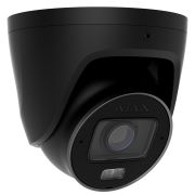 Дротова IP-камера відеоспостереження Ajax TurretCam HLVF (8 Mp) Black (126282.197.BL1)