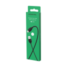 Кабель BOROFONE BX19 USB to iP 2.4A, 1m, PVC, TPE connectors, Black