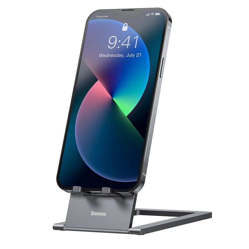 Підставка для телефона Baseus Foldable Metal Desktop Holder Gray
