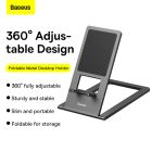 Підставка для телефона Baseus Foldable Metal Desktop Holder Gray