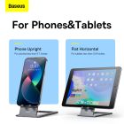 Підставка для телефона Baseus Foldable Metal Desktop Holder Gray