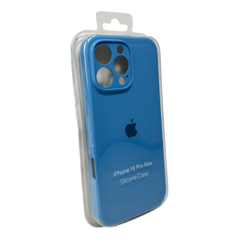 Чохол для смартфона Silicone Full Case AA Camera Protect for Apple iPhone 16 Pro Max 49,Cornflower