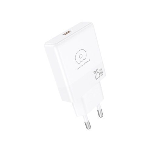 Мережевий зарядний пристрій WUW-C216 25W Gan ChargerUSB C white