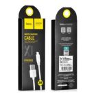 Кабель HOCO X1 USB to iP 2.4A, 2m, PVC, PVC connectors, White
