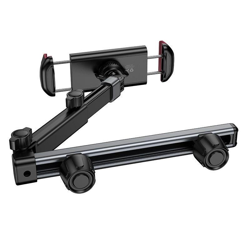 Автотримач для телефона HOCO H69 Gamble telescopic tablet car holder (rear pillow) Black and Red
