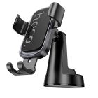 Автотримач для телефона HOCO H81 Vista Gravity Car holder (center console) Black Metal Gray