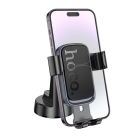 Автотримач для телефона HOCO H81 Vista Gravity Car holder (center console) Black Metal Gray