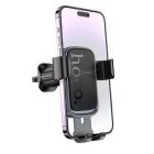 Автотримач для телефона HOCO H80 Vista gravity car holder (air outlet) Black Metal Gray