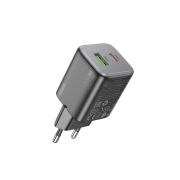 Мережевий зарядний пристрій HOCO N41 Almighty PD20W+QC3.0 charger Black