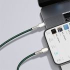 Кабель Baseus Cafule Series Metal Data Cable Type-C to iP PD 20W 1m Green