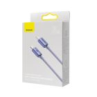 Кабель Baseus Crystal Shine Series Fast Charging Data Cable Type-C to iP 20W 2m Purple
