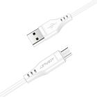 Кабель ACEFAST C3-09 USB to Micro 2,4A, 1.2m, TPE, TPE connectors, White