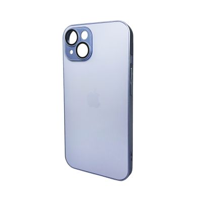 Чохол для смартфона AG Glass Matt Frame Color Logo for Apple iPhone 15 Sierra Blue