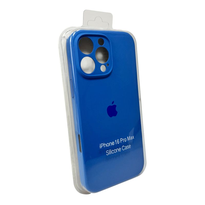 Чохол для смартфона Silicone Full Case AA Camera Protect for Apple iPhone 16 Pro 3,Royal Blue