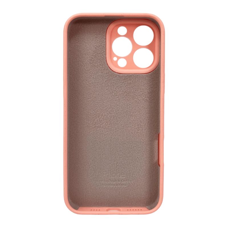 Чохол для смартфона Silicone Full Case AA Camera Protect for Apple iPhone 16 Pro 37,Grapefruit