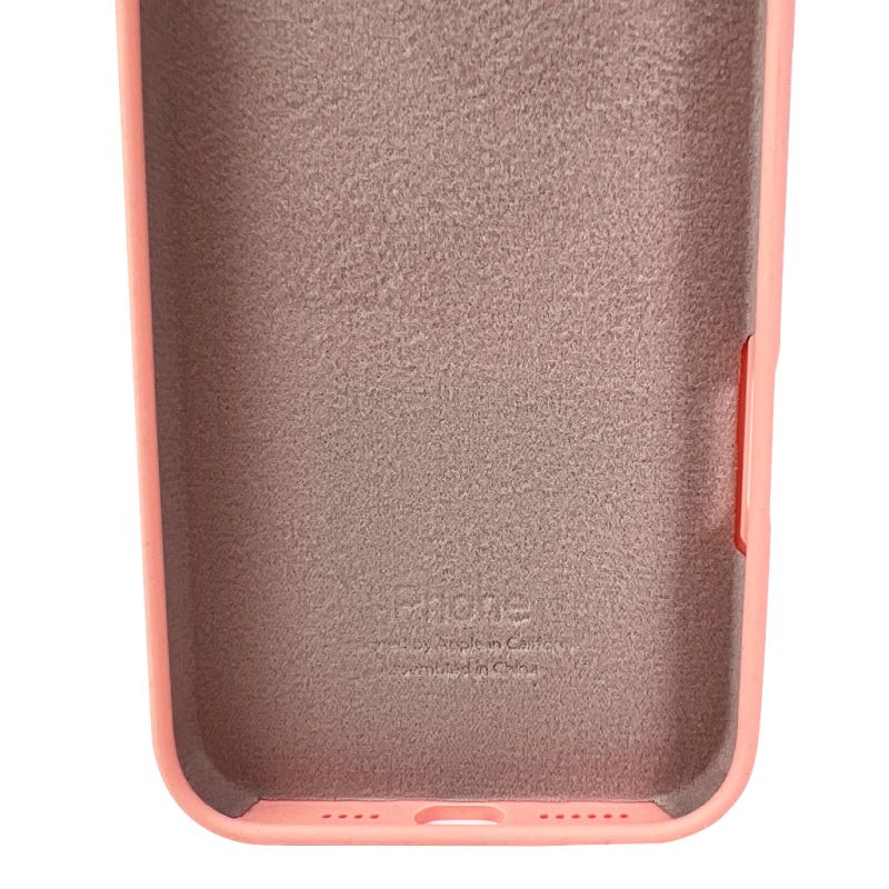 Чохол для смартфона Silicone Full Case AA Camera Protect for Apple iPhone 16 Pro 37,Grapefruit