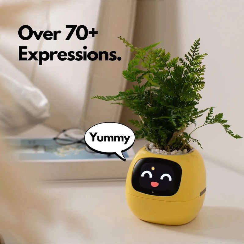 Інтерактивний розумний горщик для рослин Ivy Smart Planter Tuya AI, Green