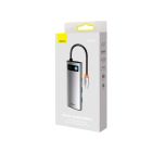 USB-хаб Baseus Metal Gleam Series 7-in-1 Multifunctional Type-C HUB Docking Station Gray（Type-C to HDMI*1+USB3.0*2+USB-C*1+PD*1+SD/TF*1)