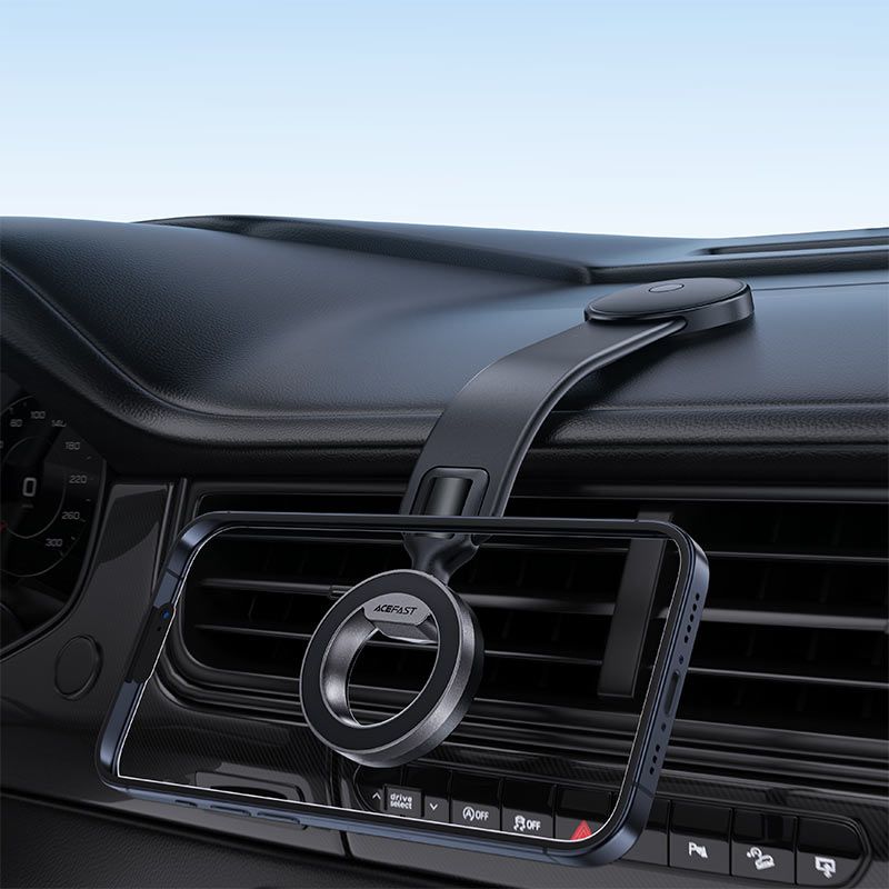 Автотримач для телефона ACEFAST D36 magnetic car holder for dashboard Black