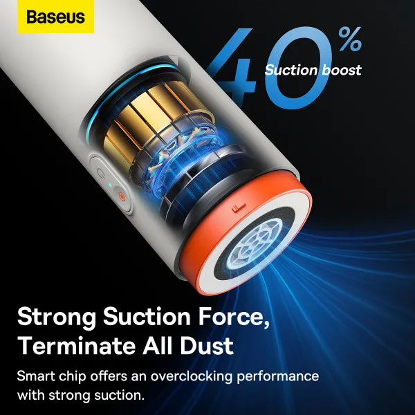 Автомобільний пилосос Baseus A2Pro Car Vacuum Cleaner(6000pa) White
