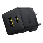 Мережевий зарядний пристрій Baseus Palm Fast Charger C+U 20W EU Cluster Black (with Baseus Mini White Cable USB-C to USB-C 60W (20V/3A) 1m Cluster Bla