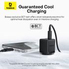 Мережевий зарядний пристрій Baseus Palm Fast Charger C+U 20W EU Cluster Black (with Baseus Mini White Cable USB-C to USB-C 60W (20V/3A) 1m Cluster Bla
