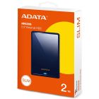 Зовнішній жорсткий диск PHD External 2.5'' ADATA USB 3.2 Gen. 1 DashDrive Classic HV620S 2TB Slim Blue