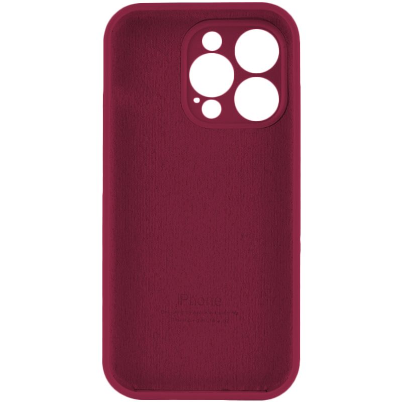 Чохол для смартфона Silicone Full Case AA Camera Protect for Apple iPhone 15 Pro Max 47,Plum