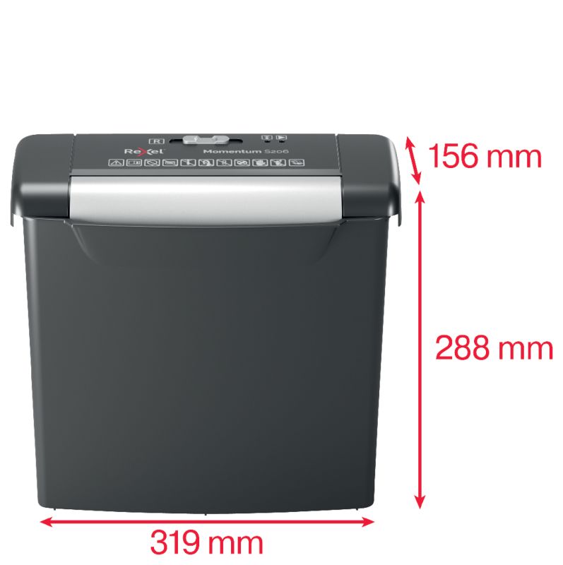 Знищувач документів  Rexel Momentum S206