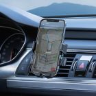 Автотримач для телефона HOCO CA86 Davy one-button air outlet car holder Black