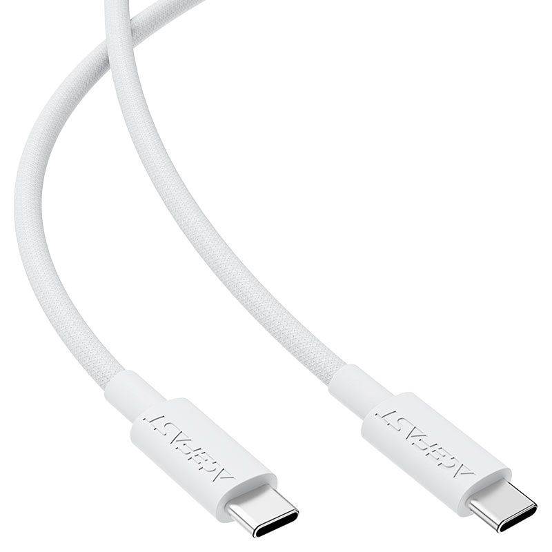Кабель ACEFAST C18-03 USB-C to USB-C braid charging data cable White