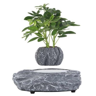 Магнітний левітаційний горщик для рослин HCNT Magnetic Levitating Pot M5B-P Grey