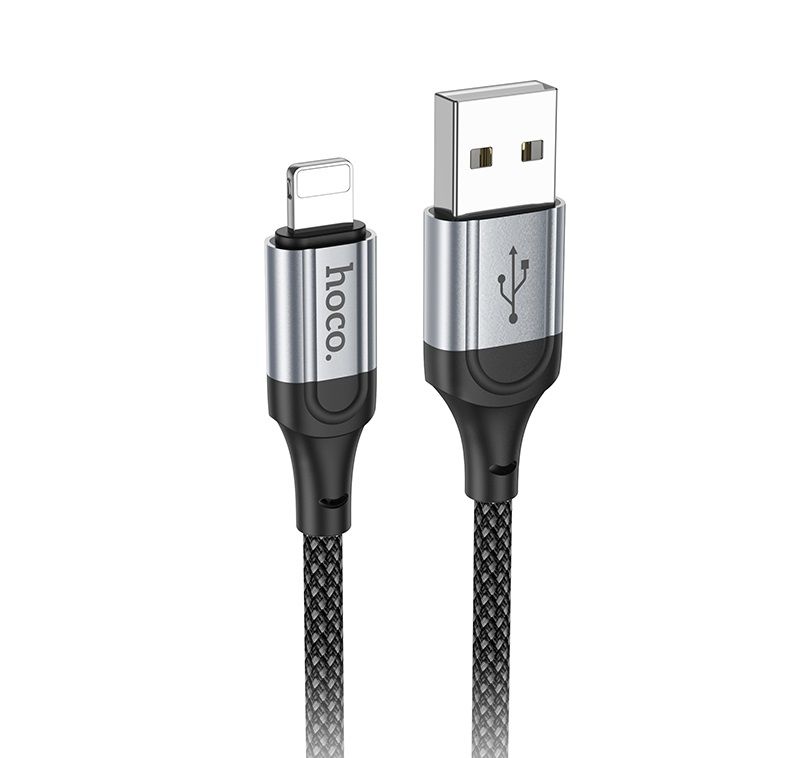Кабель HOCO X102 Fresh charging data cable iP Black