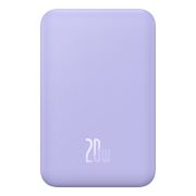 Зовнішній акумулятор Baseus Magnetic Mini Wireless Fast Charge Power Bank 5000mAh 20W Nebula Purple