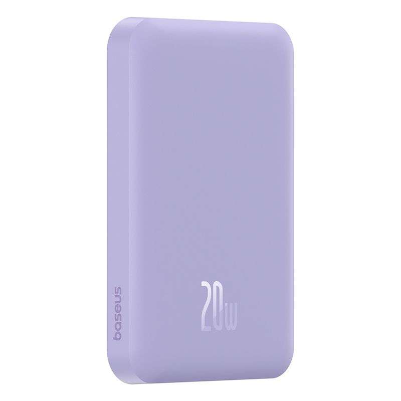 Зовнішній акумулятор Baseus Magnetic Mini Wireless Fast Charge Power Bank 5000mAh 20W Nebula Purple