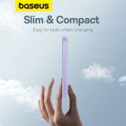 Зовнішній акумулятор Baseus Magnetic Mini Wireless Fast Charge Power Bank 5000mAh 20W Nebula Purple