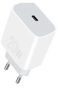 Мережевий зарядний пристрій WUW-C176 20W PD USB-C  white