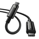 Кабель Baseus Tungsten Gold Fast Charging Data Cable Type-C to Type-C 240W 3m Black